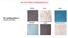 Load image into Gallery viewer, CUSTOM MADE PERSONALIZED BABY QUILT